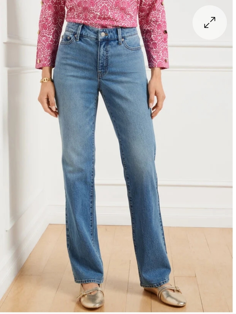 Talbots Barely Boot Jeans - Size 16w Sutton Wash